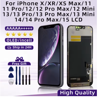 Pantallas de Repuesto iPhone X a 12 Pro Max – Incell, OLED y OEM