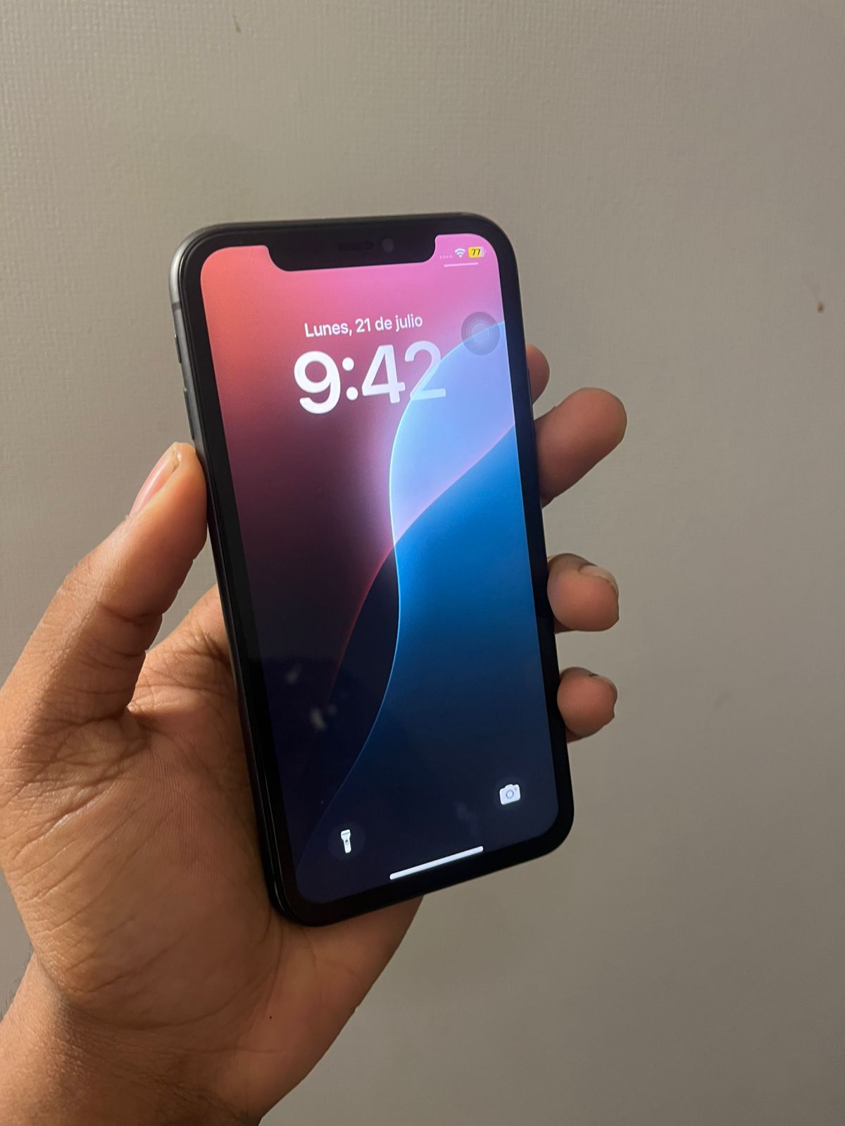 📱 iPhone 11 Negro – 64 GB | Pantalla Cambiada | 100% Funcional | Batería 75%